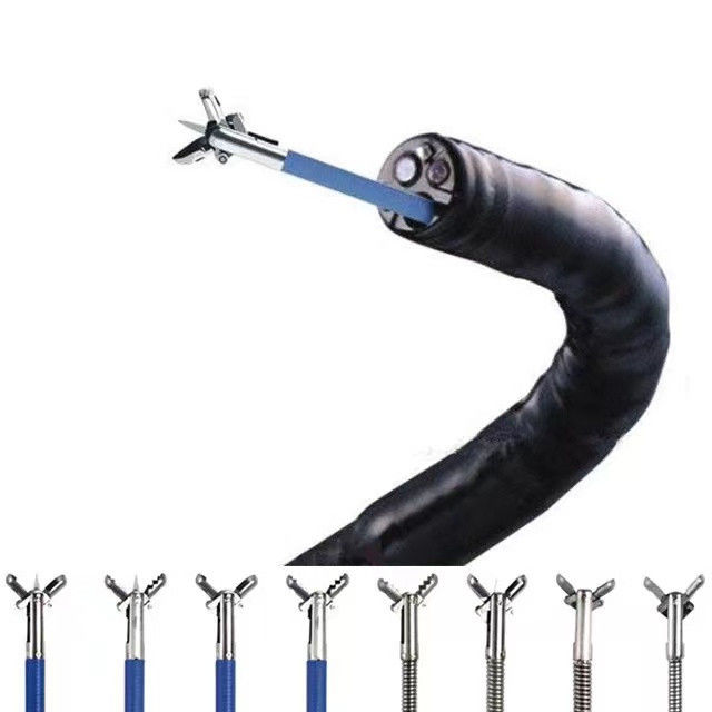 Fórceps flexible 1.8m m médico disponible endoscópico 2.4m m de la biopsia de la colonoscopia manual
